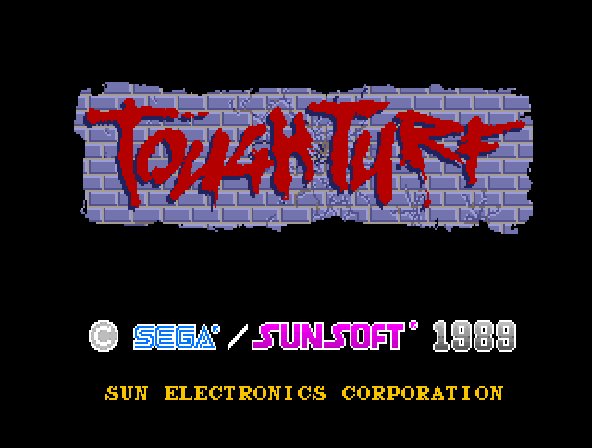 Tough Turf (set 2, Japan, 8751 317-0104) Title Screen